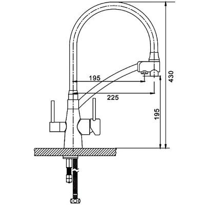 Смеситель Gappo G4398-16 Смеситель Gappo G4398-16