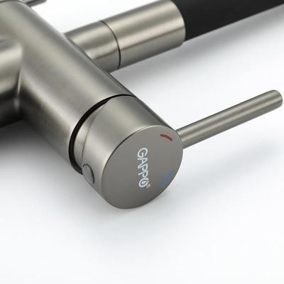 Смеситель Gappo G4398-39 (оружейная сталь) Смеситель Gappo G4398-39 (оружейная сталь)