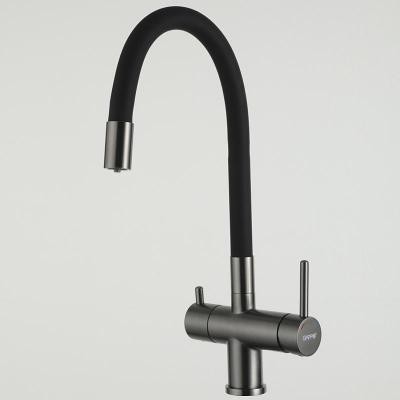 Смеситель Gappo G4398-39 (оружейная сталь) Смеситель Gappo G4398-39 (оружейная сталь)