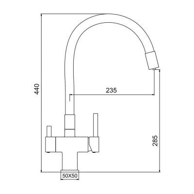 Смеситель Gappo G4395-30 (хром) Смеситель Gappo G4395-30 (хром)