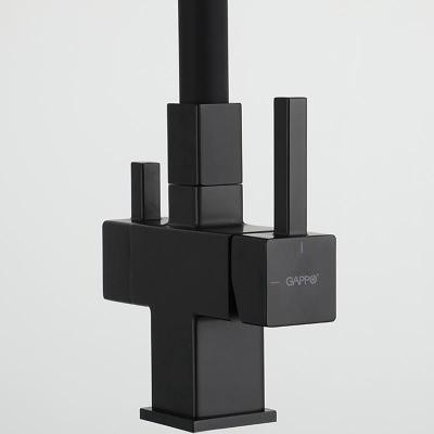 Смеситель Gappo G4395-36 (чёрный) Смеситель Gappo G4395-36 (чёрный)