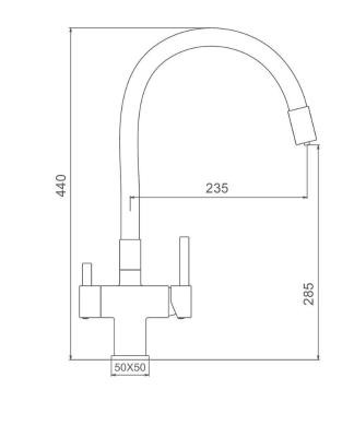 Смеситель Gappo G4395-33 (золотой) Смеситель Gappo G4395-33 (золотой)