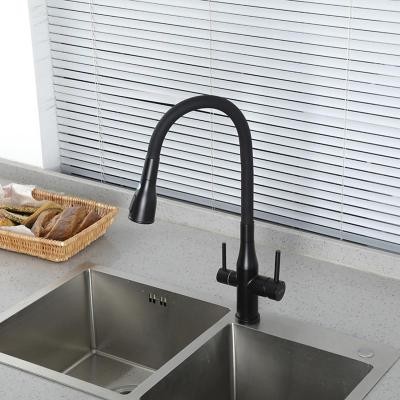 Смеситель Gappo G4399-66 (чёрный) Смеситель Gappo G4399-66 (чёрный)