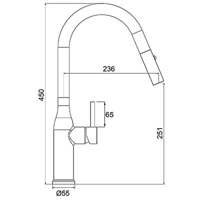Смеситель Gappo G4398-43 (золотой) Смеситель Gappo G4398-43 (золотой)