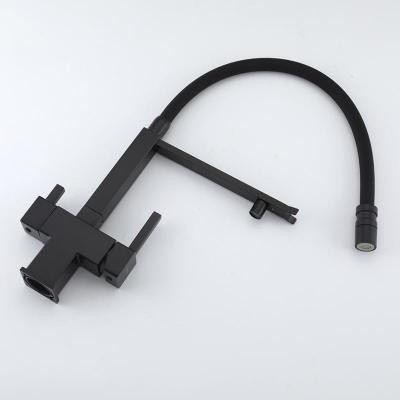 Смеситель Gappo G4395-56 (чёрный) Смеситель Gappo G4395-56 (чёрный)