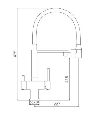 Смеситель Gappo G4395-53 (золотой) Смеситель Gappo G4395-53 (золотой)