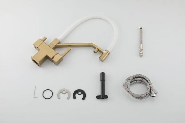 Смеситель Gappo G4395-63 (золотой) Смеситель Gappo G4395-63 (золотой)