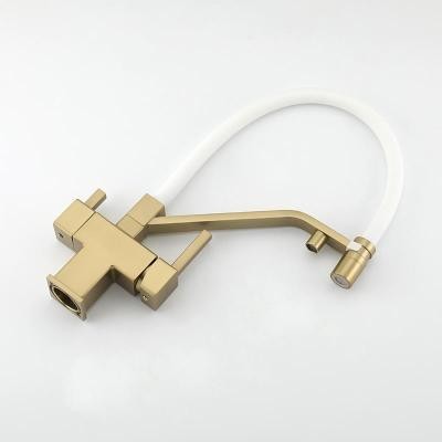Смеситель Gappo G4395-63 (золотой) Смеситель Gappo G4395-63 (золотой)