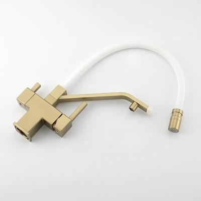 Смеситель Gappo G4395-63 (золотой) Смеситель Gappo G4395-63 (золотой)