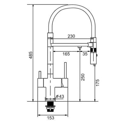 Смеситель Gappo G4397-83 Смеситель Gappo G4397-83