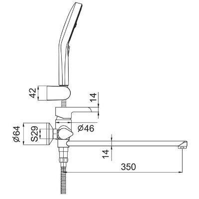 Смеситель Gappo G2203-6 Смеситель Gappo G2203-6