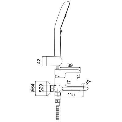 Смеситель Gappo G3203-6 Смеситель Gappo G3203-6