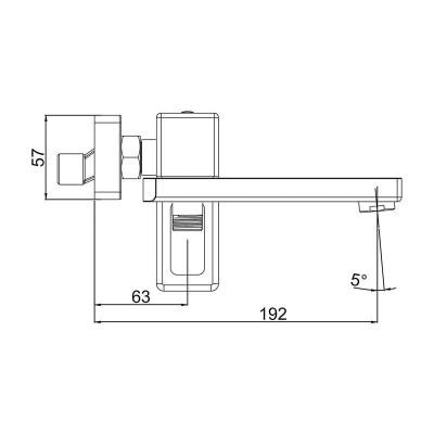 Смеситель Gappo G3217-3 (золотой) Смеситель Gappo G3217-3 (золотой)