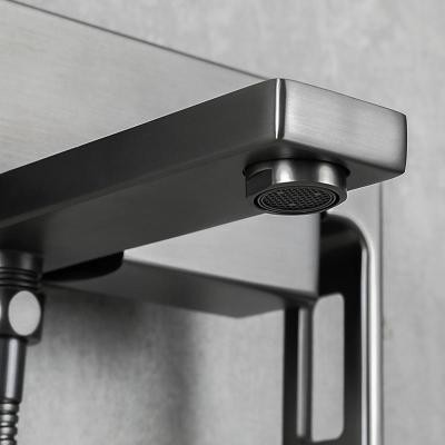 Смеситель Gappo G3217-9 (оружейная сталь) Смеситель Gappo G3217-9 (оружейная сталь)