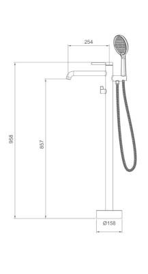 Смеситель Gappo G3006-3 Смеситель Gappo G3006-3