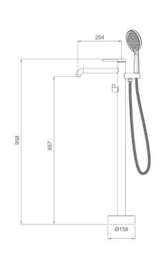 Смеситель Gappo G3006-9 Смеситель Gappo G3006-9