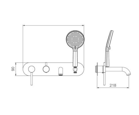 Смеситель Gappo G3306-6 Смеситель Gappo G3306-6