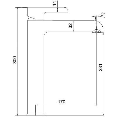 Смеситель Gappo G1003-18 (высокий) Смеситель Gappo G1003-18 (высокий)