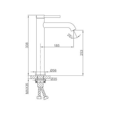 Смеситель Gappo G1006-23 Смеситель Gappo G1006-23