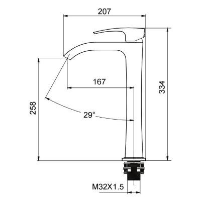 Смеситель для Gappo G1007-86 Смеситель для Gappo G1007-86
