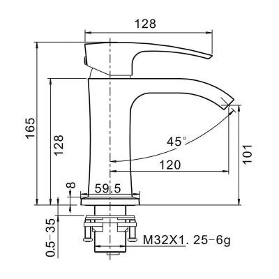 Смеситель G1007-9 Смеситель G1007-9
