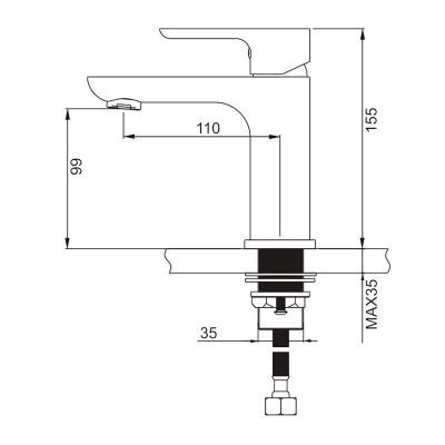Смеситель Gappo G1048-9 Смеситель Gappo G1048-9