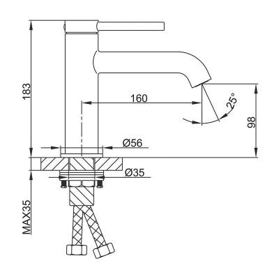 Смеситель Gappo G1006-9 Смеситель Gappo G1006-9