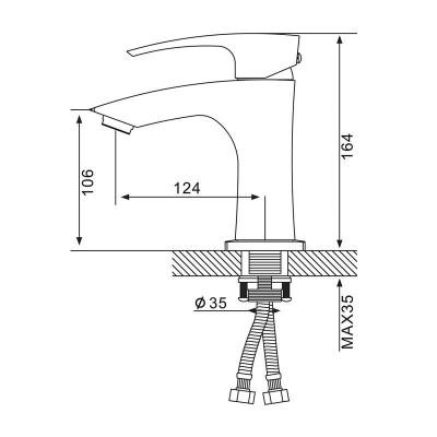 Смеситель Gappo G1007-91 Смеситель Gappo G1007-91