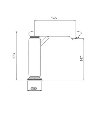 Смеситель Gappo G1009-63 Смеситель Gappo G1009-63