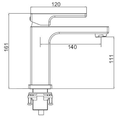 Смеситель Gappo G1018-1 Смеситель Gappo G1018-1