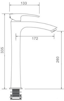 Смеситель Gappo G1007-16 (чёрный) Смеситель Gappo G1007-16 (чёрный)