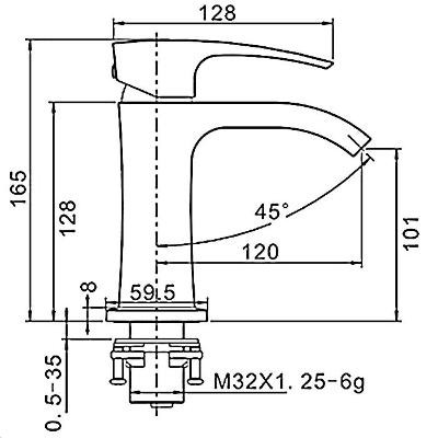 Смеситель Gappo G1007-8 Смеситель Gappo G1007-8