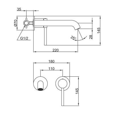 Смеситель Gappo G1206-6 Смеситель Gappo G1206-6
