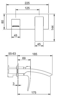 Смеситель Gappo G1007-26 Смеситель Gappo G1007-26