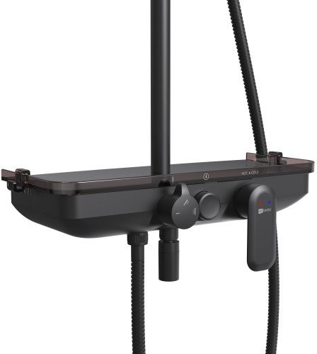 Душевая система Lemark Tropic LM7012BL черная Душевая система Lemark Tropic LM7012BL черная