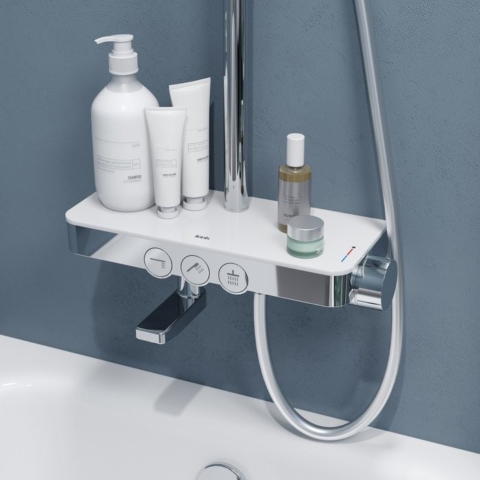 Душевая система iddis Shelf SHESBBTi06 хром Душевая система iddis Shelf SHESBBTi06 хром