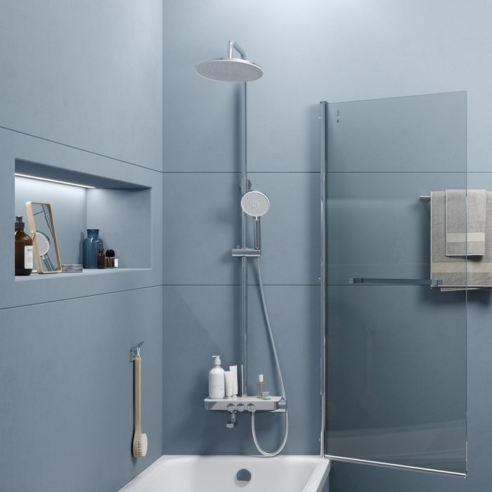 Душевая система iddis Shelf SHESBBTi06 хром Душевая система iddis Shelf SHESBBTi06 хром