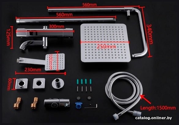 Душевая система со смесителем Gappo G2491 Душевая система со смесителем Gappo G2491