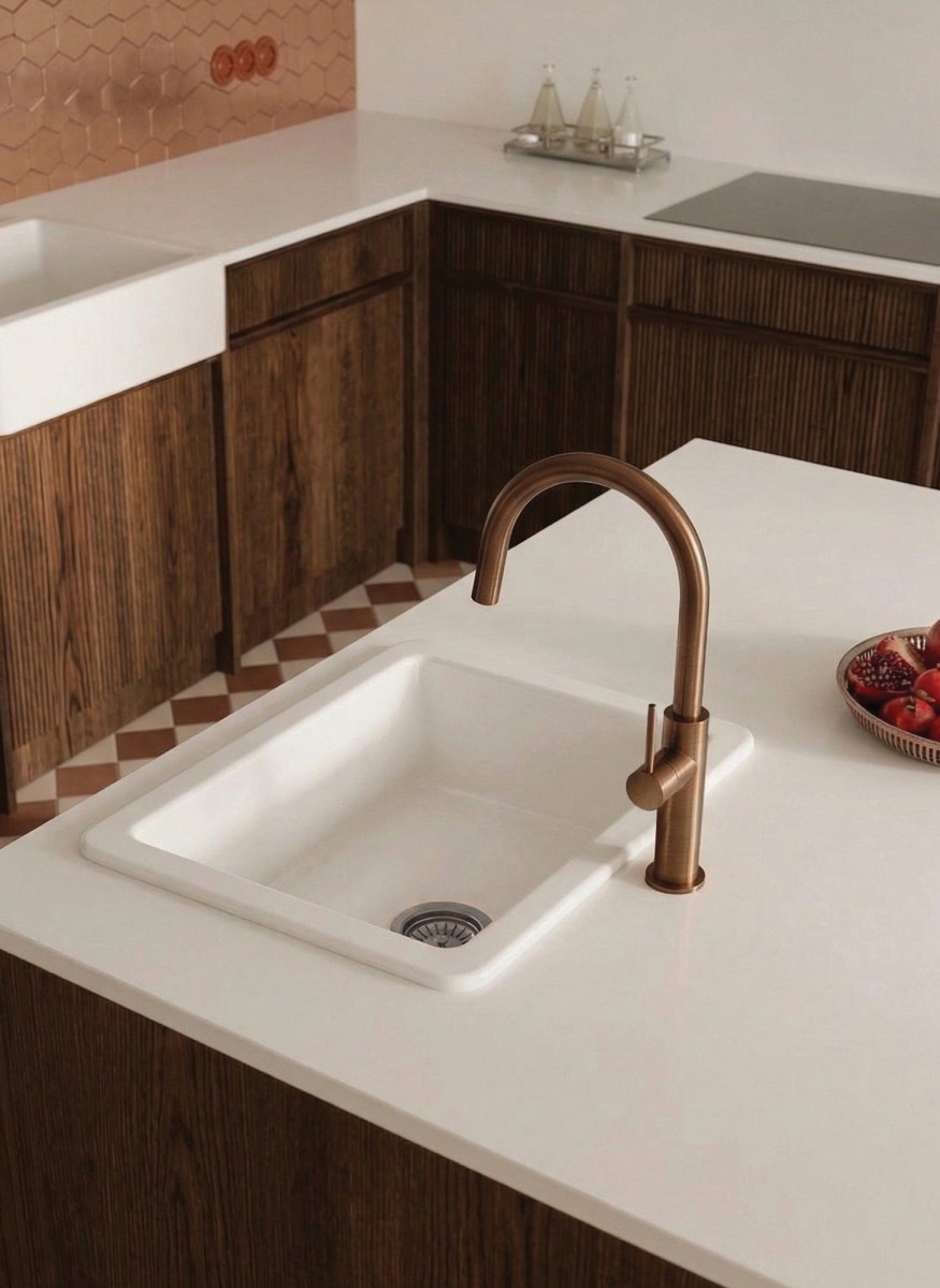 Смеситель для кухни Deante EVORA BRONZE BR BQJ-C62M брашированная бронза Смеситель для кухни Deante EVORA BRONZE BR BQJ-C62M брашированная бронза
