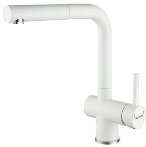 Смеситель для кухни PAULMARK Dosse Do214418-WH белый Смеситель для кухни PAULMARK Dosse Do214418-WH белый
