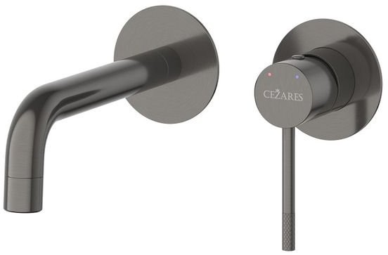 Смеситель для умывальника Cezares RELAX-BLI2-1-GM-W0 оружейная сталь Смеситель для умывальника Cezares RELAX-BLI2-1-GM-W0 оружейная сталь