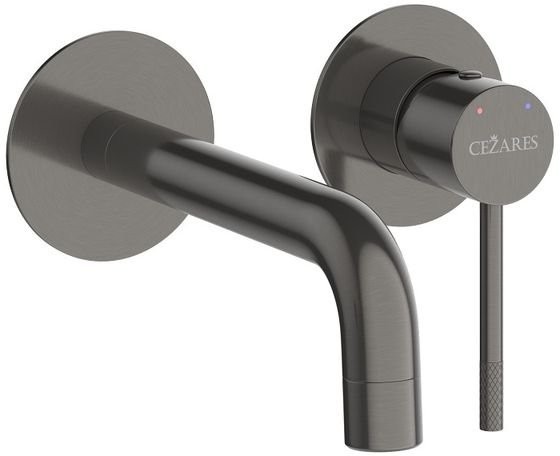 Смеситель для умывальника Cezares RELAX-BLI2-1-GM-W0 оружейная сталь Смеситель для умывальника Cezares RELAX-BLI2-1-GM-W0 оружейная сталь