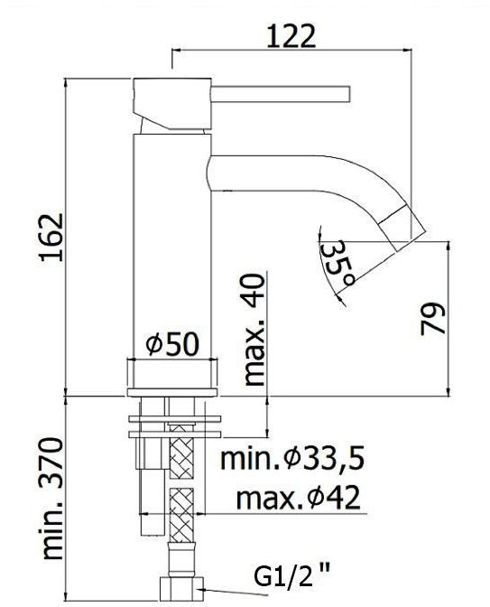 Смеситель для умывальника Paffoni Light LIG071CR (хром) Смеситель для умывальника Paffoni Light LIG071CR (хром)