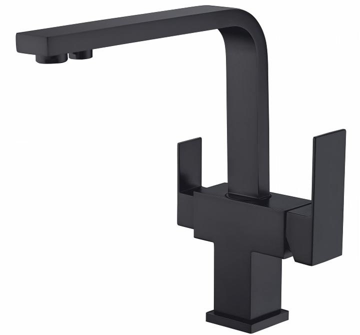 Смеситель для кухни Ahti Hamina Black HA103015 с подключением фильтра для питьевой воды, черный Смеситель для кухни Ahti Hamina Black HA103015 с подключением фильтра для питьевой воды, черный