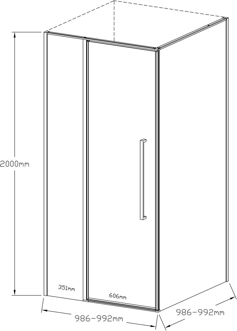 Душевой уголок Iva E5SB100C 100x100 Душевой уголок Iva E5SB100C 100x100