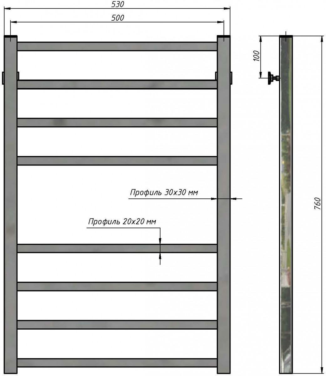 Полотенцесушитель водяной Stinox Quatro 50x80 белый матовый Полотенцесушитель водяной Stinox Quatro 50x80 белый матовый