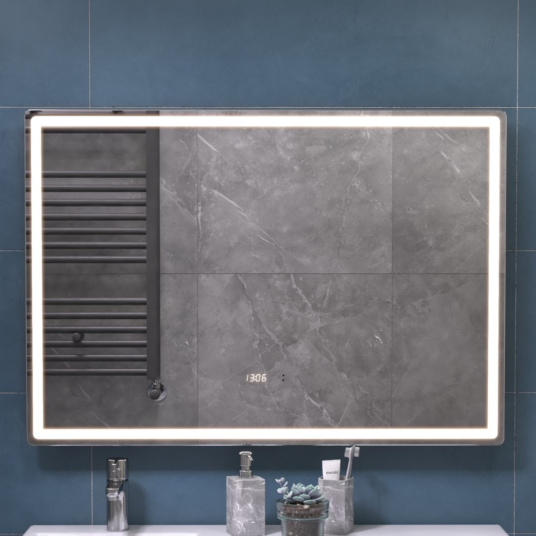 Зеркало VIGO Geometry Luxe 1000 100x70 с бесконтактной подсветкой Зеркало VIGO Geometry Luxe 1000 100x70 с бесконтактной подсветкой