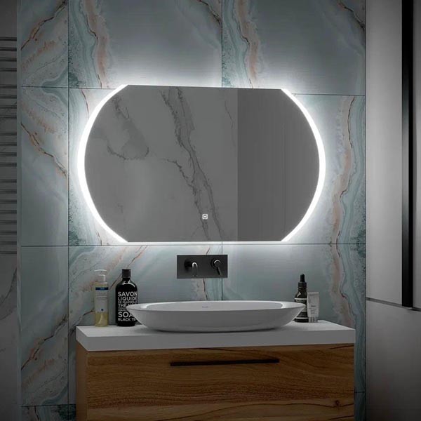 Зеркало Континент Polaris LED 100x60 с подсветкой и сенсорным управлением Зеркало Континент Polaris LED 100x60 с подсветкой и сенсорным управлением