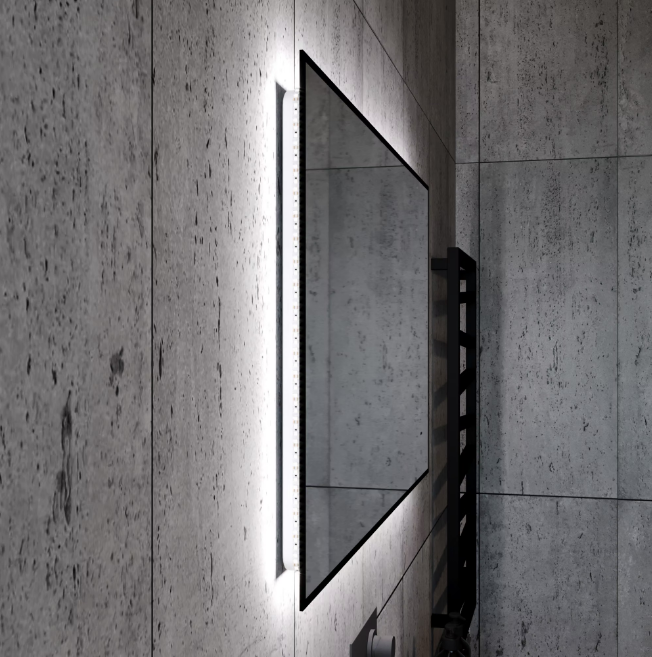 Зеркало Raval Altera Black 60x100 бесконтакт Гор/верт, AltBl.02.600x1000/W/RL Зеркало Raval Altera Black 60x100 бесконтакт Гор/верт, AltBl.02.600x1000/W/RL