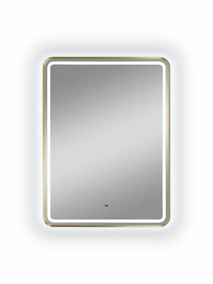 Зеркало Континент Aliro Gold LED 60x80 золотое Зеркало Континент Aliro Gold LED 60x80 золотое